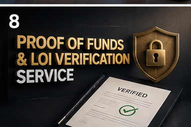 strategic and Family office partner program /Proof of funds service